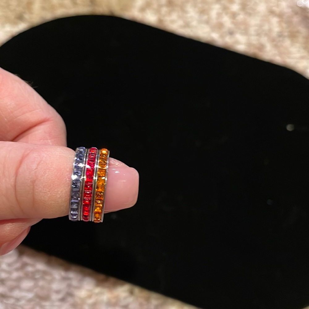 NWT COACH eternity rings